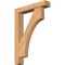 Ekena Millwork Westlake Block Smooth Bracket w/ Offset Brace, Western Red Cedar, 5 1/2"W x 28"D x 40"H BKT0604X28X40WTL05SWR - alternate 1